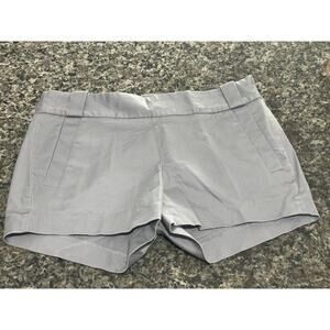 J. Crew Women's Gray Oxford Shorts Size 2 Jonbennet Black Short Size 3
